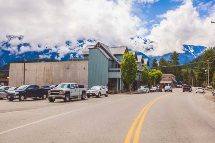 Pemberton Valley Supermarket Exterior and Parking Lot