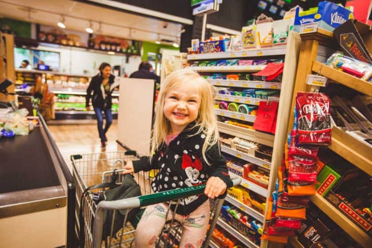 Family Shopping at Pemberton Valley Supermarket