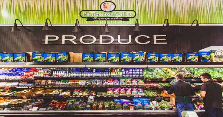 Pemberton Valley Supermarket Produce Section