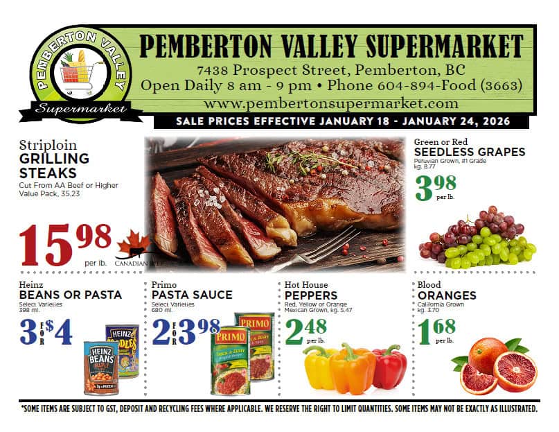 260124 Pemberton Valley Supermarket Flyer 2026 Week 04