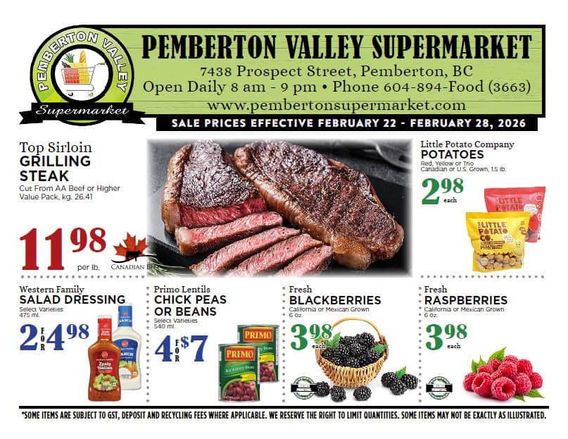 260228 Pemberton Valley Supermarket Flyer 2026 Week 09