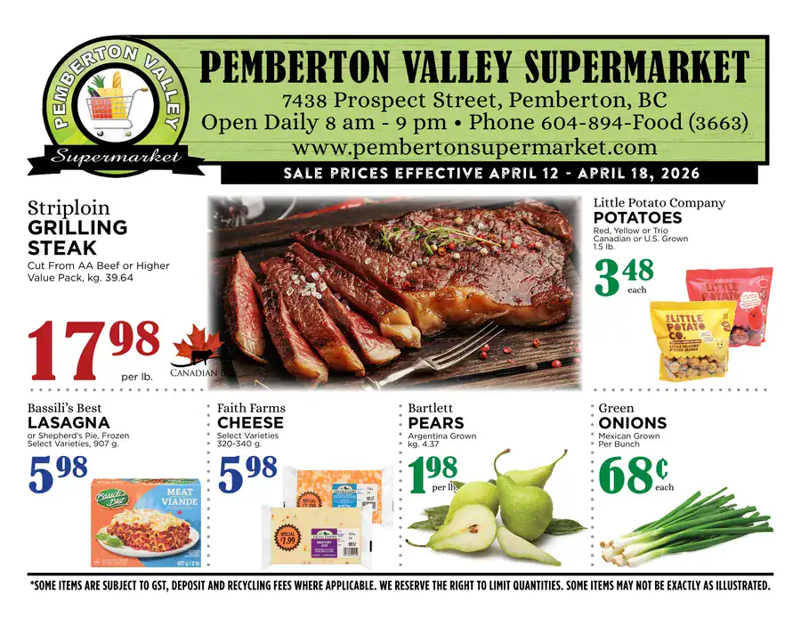 260418 Pemberton Valley Supermarket Flyer 2026 Week 16