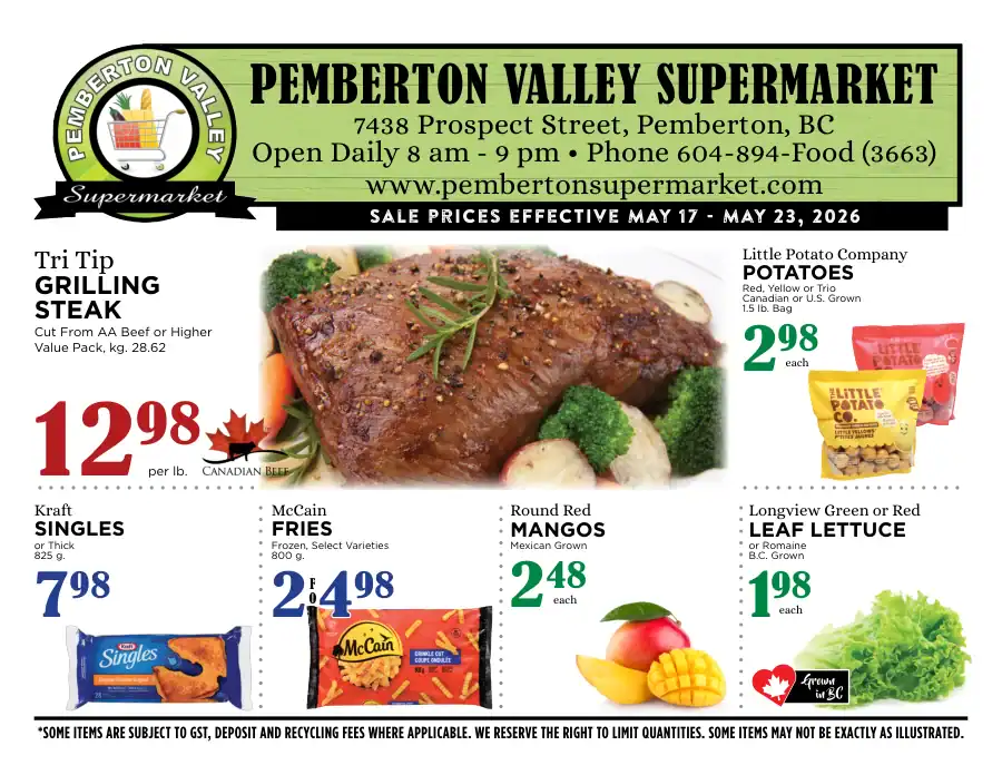 260523 Pemberton Valley Supermarket Flyer 2026 Week 21