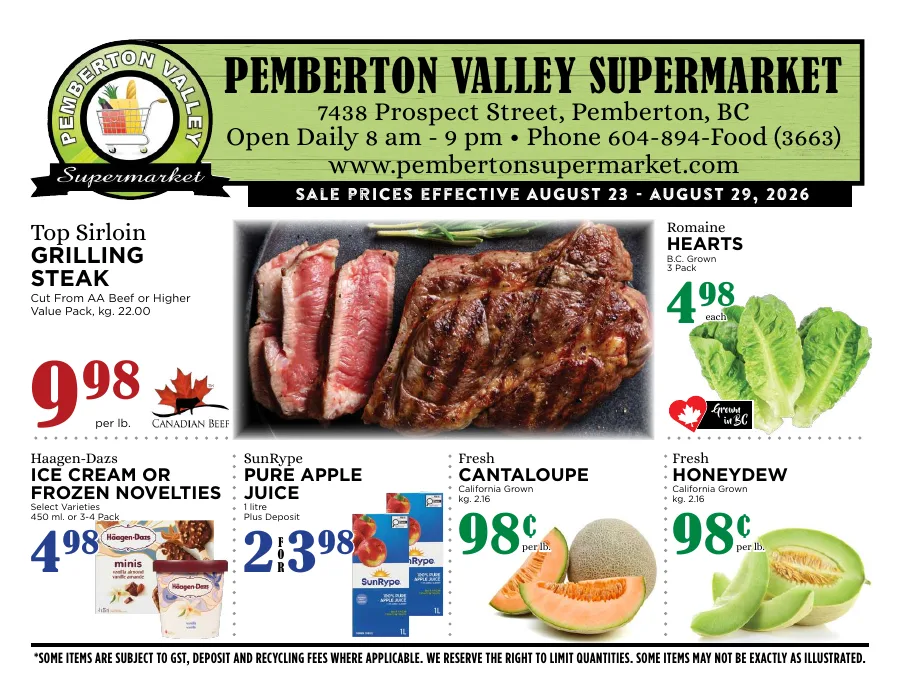Pemberton Valley Supermarket Flyer Week 35